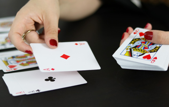 playing poker